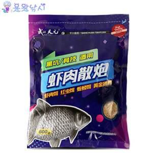[용왕낚시] 탠위안 새우살산포 낚시용 떡밥 하육산포 중국떡밥 집어제