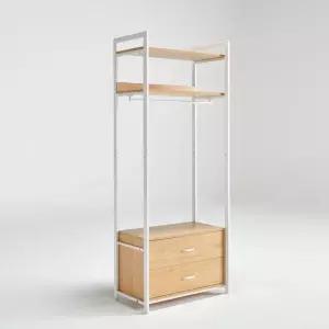 아이앤 블라디 A형 2단서랍 드레스룸 행거 FU