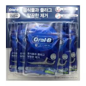 오랄비 C자형 민트향 치실 30개 x 5개입
