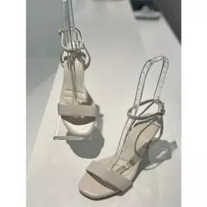 [갤러리아] SAERA 세라 여성 샌들 C23S400 흑색,아이보리 7CM