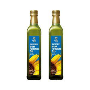 [기타]백설 유러피안 해바라기유 500ml x2개