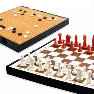 명인 바둑체스(양면) M-150/미니바둑판/바둑게임/바둑놀이/바둑보드게임/바둑세트/바둑체스/바둑체스판