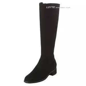 [롯데백화점]엘칸토 여성쿠션 스웨이드 세무 백스판 롱부츠 LCWL02U44C 블랙