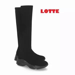 [롯데백화점]엘칸토 여성쿠션 5cm 스판 롱부츠 LCWL03U44C 블랙