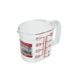 나카야 투명 계량컵 200ml 일본 베이킹 눈금 플라 스틱/개량컵/라면/손잡이/요리/유리/게량컵/도구/손잡이