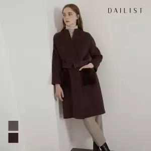 [데일리스트] 포켓 밍크 핸드메이드 코트_MDPEAYWA161
