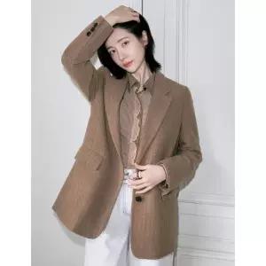 [롯데백화점]쥬크 헤링본 울 블렌디드 자켓Z254MSF104