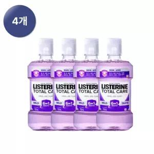 리스테린 가글 토탈케어마일드 입냄새제거 구강청결제 750mLx4개