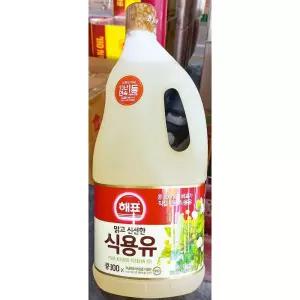 해표 대두유 1.8L/식용유/업소용/기름/대용/대용량/식용유병/콩기름/콩식용유/업소/건강한/작은/생선/도매