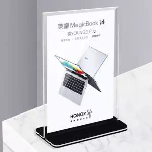 A4 안내판 아크릴 POP 꽂이 T자형 메뉴판 RD-12291