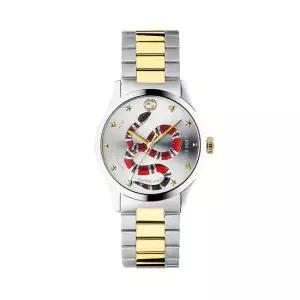 구찌 MUST IT_ YA1264075 G타임리스 남성 메탈 쿼츠 38mm