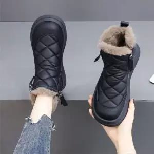 여성 방한 부츠 겨울 패딩 신발 털안감 푹신한 기능성 숏부츠