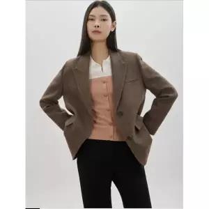 [롯데백화점]씨씨콜렉트 울 알파카 블렌드 싱글 자켓 C261MSF102