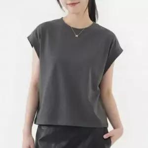 [라일리여성의류] Rly 여성 캡소매 나시 슬리브리스 레이어드 이너 티셔
