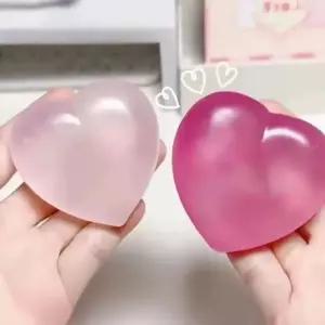 커플 타바 마시멜로우 쫀득볼 슬라임 스트레스볼 슬랑이 하트 스퀴시 말랑이 우정 색변화 선물