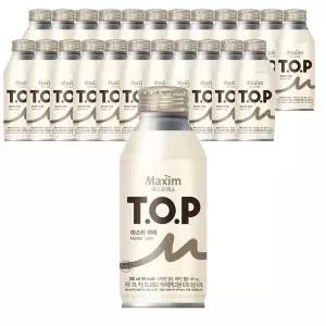 동서 맥심 TOP 티오피 마스터라떼 380ml X 24캔 (1박스)