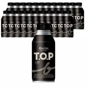 동서 맥심 TOP 티오피 더블랙 380ml X 24캔 커피 음료수