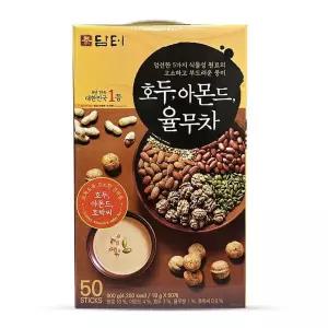 담터 호두 아몬드 율무차 50T 곡물차 달달한차 율무가루 겨울차 율무가루팩 한방차