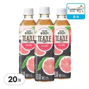 [웅진식품] 티즐 제로 자몽블랙티 500ml X 20개[36045878]