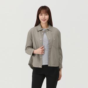 PAT 배색 퀄팅 안감 셔츠_QK21201