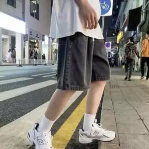 남성 5부 밴딩 데님 청반바지 여름청바지