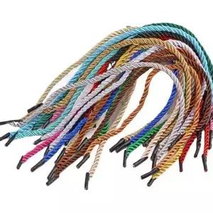 38cm 트위스트 선물 가방 로프 와인 상자 핸들 교체 문자열 종이 운반 DIY 공예 꼰 장식 휴대용