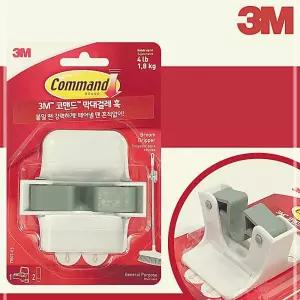 3M 막대걸레 훅1p 17007-ES 봉 거치대 벽걸이 정리 학교 관공서 걸이후크 욕실용품 후크 훅