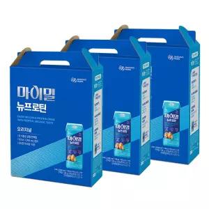 마이밀 마시는 뉴프로틴 오리지널 190ml x 16팩 3박스단백질 음료 딘드링크 영양식 식사대용 어르신선물 요
