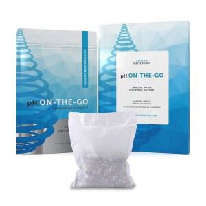 활성화된 물 pH ON The GO 알칼리성 필터 파우치 병 피처 저그 용기용 휴대용 여과 시스템 높은 장수명 105갤런 / 400리터 (1팩)