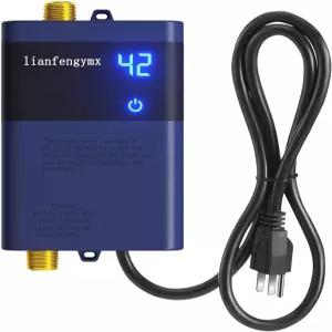 lianfengymx 3000W 탱크리스 온수기 110V 전기 싱크대 RV 캠핑 및 실내용 포인트 오브 스템 수직 마운트