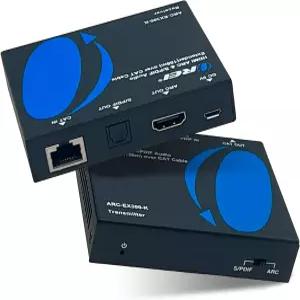 OI ARC amp SPDIF 오디오 전용 익스텐더 단일 CAT5E/6/7 리턴 채널을 통해 HDMI를 최대 300피트까지 전원
