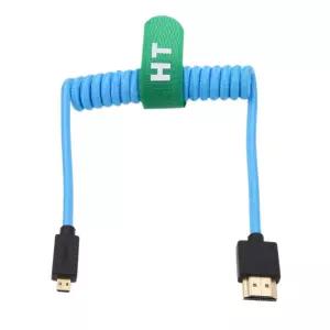 행턴 HDMI to 4K 8K 60p 케이블 소니 A6500 A7III A7C ZVE10 캐논 R5 R7 GH4 XT4 Z50 아토모스 닌자 V