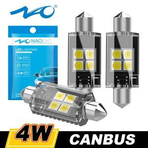 NAO C5W LED CANBUS C10W 12V 3030 SMD 오류 무료 꽃줄 31mm 자동차 인테리어 조명 독서 번호판 램프