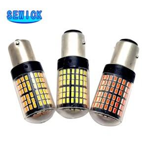 20pcs 3014 144smd CanBus S25 1156 BA15S P21W LED BAY15D 램프 T20 7440 방향 지시등 용 전구