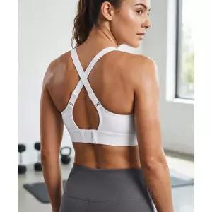 UNDERARMOUR 여성 인피니티 2.0 미드 스포츠 브라 1384123-101