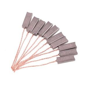 10개 4.5X6.5X20mm 고순도 구리 발전기 카본 브러쉬 교류 레귤레이터용