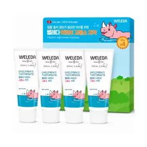 벨레다 어린이 고불소 치약 60g x 4개