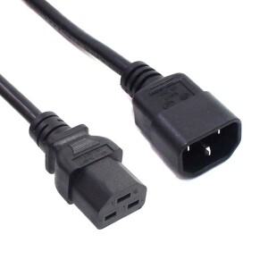 PDU UPS 서버 전원 코드 IEC32 C14 to C21 남성 컴퓨터 케이블 16A 250V 구리 리드 3X1.5mm