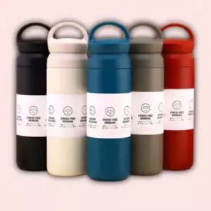 500ml 캠핑 보온 스포츠물병 사무실 초등 손잡이 텀블러 스텐 350ml 중등 보냉