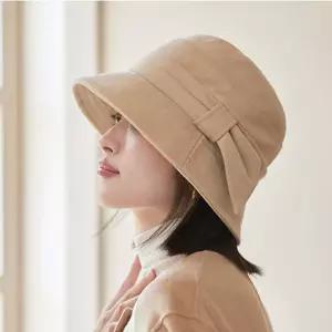 여성 겨울 옆포인트 버킷햇 1P 중년 벙거지 패션 모자