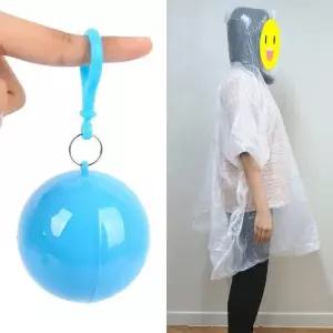 일회용 우비 2개 묶음 휴대용 비옷 우의 남녀공용 행사용 단체 선물 답례품