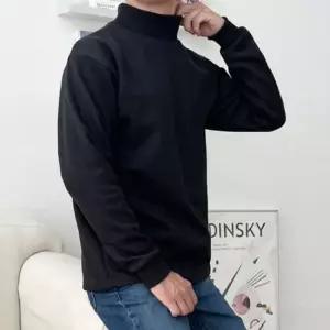 모로엠 남성 3컬러 기모 하프넥 티셔츠 ON-TSK-QWC9EFF1