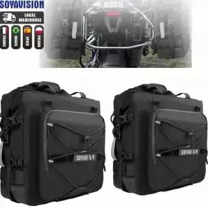 BMW R1200GS ADV KAWASAKI YAMAHA 혼다 스즈키 여행 오토바이 수하물 뒷좌석 가방 용 안장 방수 사이드 백