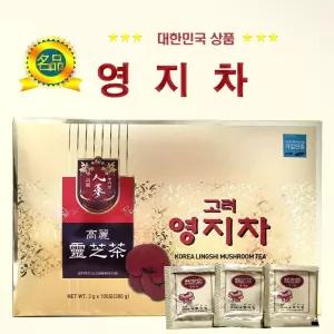 뿌리방 고려영지차100포 영지차 인삼차 홍삼차/고려인삼차/고려원/인삼/음료/꿀/과립/국산/티/뿌리/방인삼