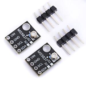 GY-MS5837 02BA 고정밀 가스 액체 센서 모듈 I2C 인터페이스 24 비트 방수 통합 디지털 보드