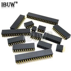 10PCS 더블 행 핀 여성 헤더 소켓 피치 2.54mm 2x2p 3PIN 20PIN 커넥터 arduino 용