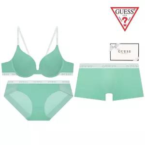 [백화점정품] 게스언더웨어 화이트 로고밴딩 커플속옷세트 GDWBR121GDWBP121GDMDR121GR