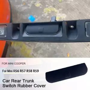 블랙 자동차 뒷 트렁크 스위치 버튼 고무 커버 BMW 미니 R56 R57 R58 R59 51132753603 자동차 액세서리