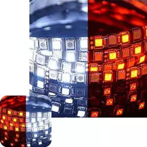 뮤 백빨 바 조명 엠비언트라이트 튜닝 자동차무드등 차량실내등 용품 LED 플렉시블 LED바 60cm 24V