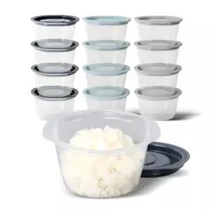 13p 밥보관용기 미니소분냉동 투명플라스틱 집밥 냉장고 정리용기 통 실 밀폐용기